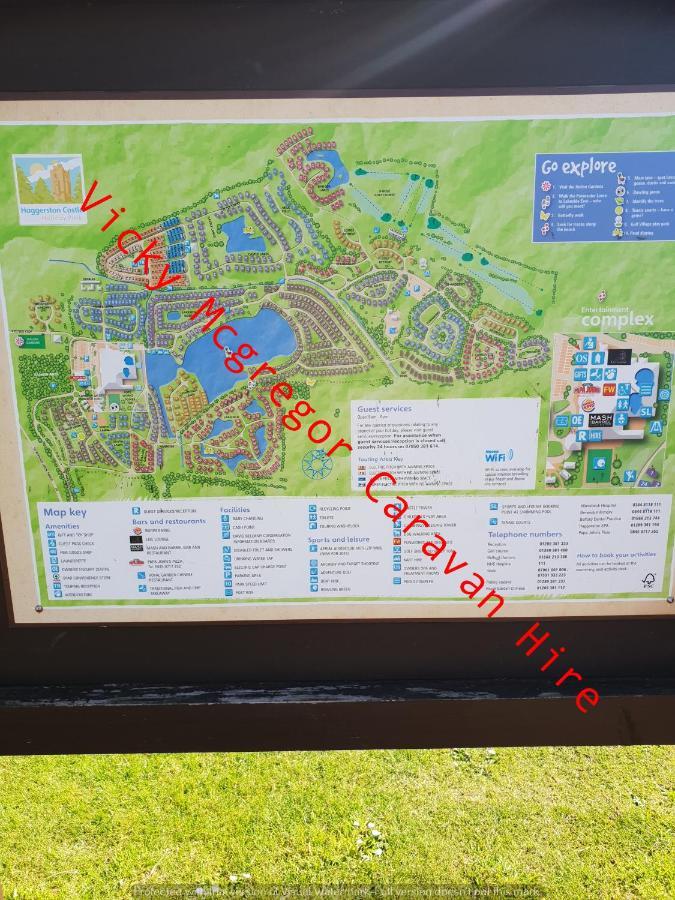 فندق Berwick Upon Tweedفي  Haggerston Castle Tower Lawn Hire المظهر الخارجي الصورة